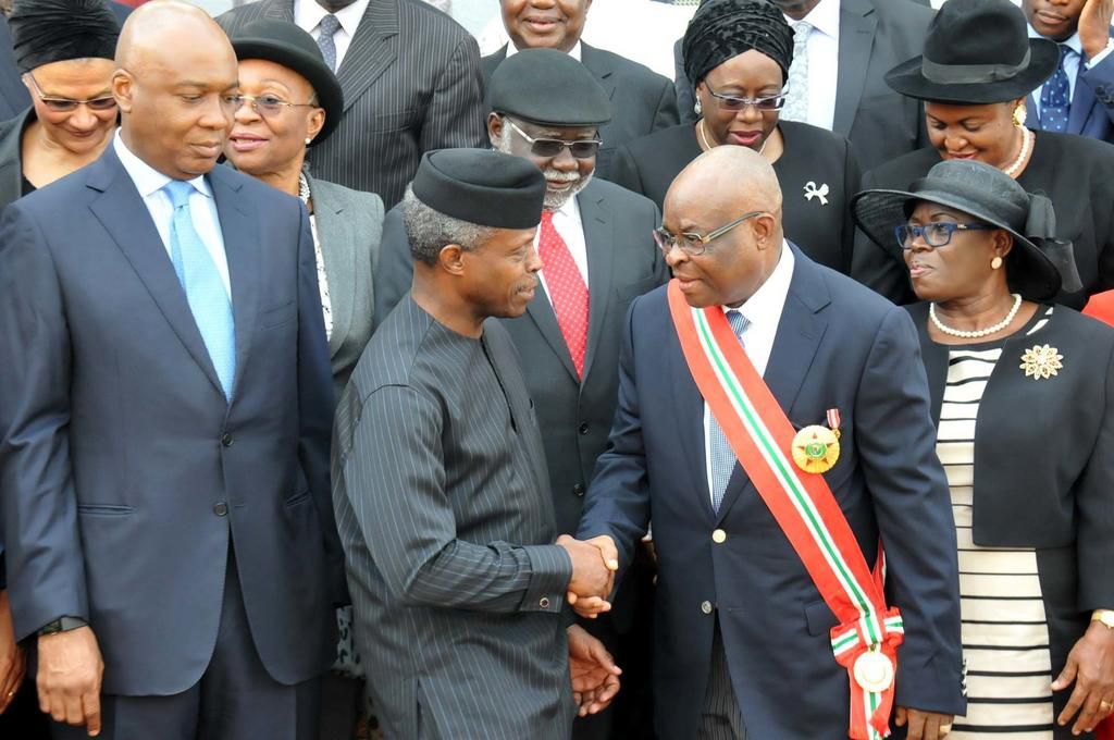 Saraki, Osinbajo and Nigeria's Chief Justice Onnoghen