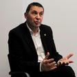 Basque separatist leader Arnaldo Otegi speaks with AFP journalists during an interview in the northern Spanish Basque village of Renteria on April 6, 2017