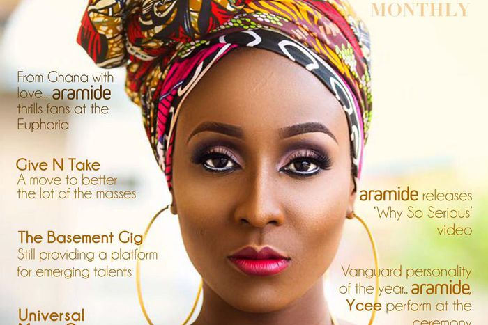 Aramide on the cover of ZSN Magazine