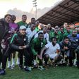 Super Eagles with Yakubu Aiyegbeni