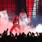 Kendrick Lamar opens the 2017 MTV Video Music Awards with a fiery performance of "HUMBLE."