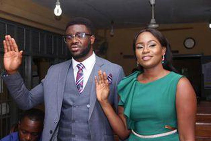 Daniel Akpeyi and Pretty Emmanuella