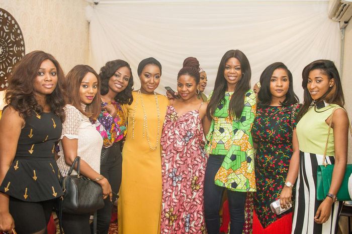 Hadiza and friends at Mai-Saa Northern spa launch