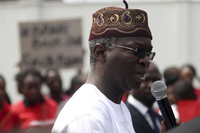 Babatunde Fashola in a file photo in Lagos  REUTERS/Akintunde Akinleye