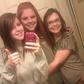 Shelia Eddy, left, Rachel Shoaf, centre, and Skylar Neese, right
