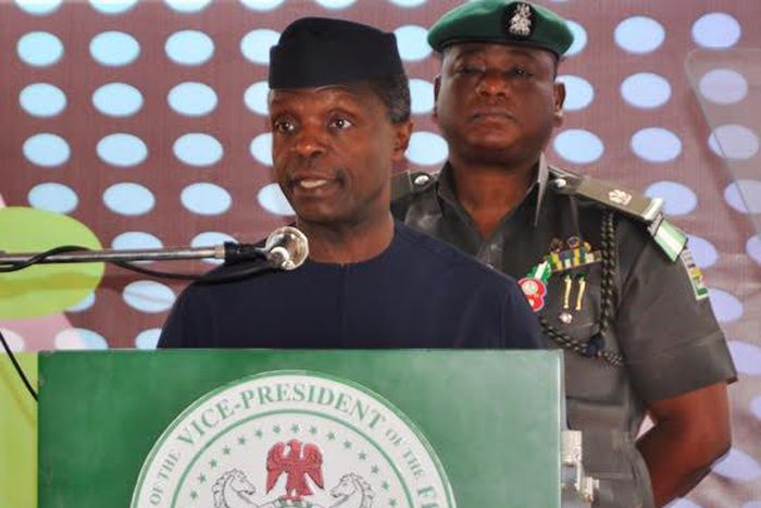 Vice President Yemi Osinbajo at the Digital Switch Over in Abuja