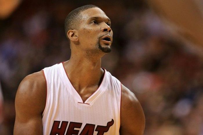 Chris Bosh of the Miami Heat, pictured in January 2016, has been urged to retire but insists he has hope of finding a treatment plan to play in the future