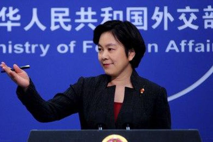 Hua Chunying, Chinese Foreign Ministry spokesperson