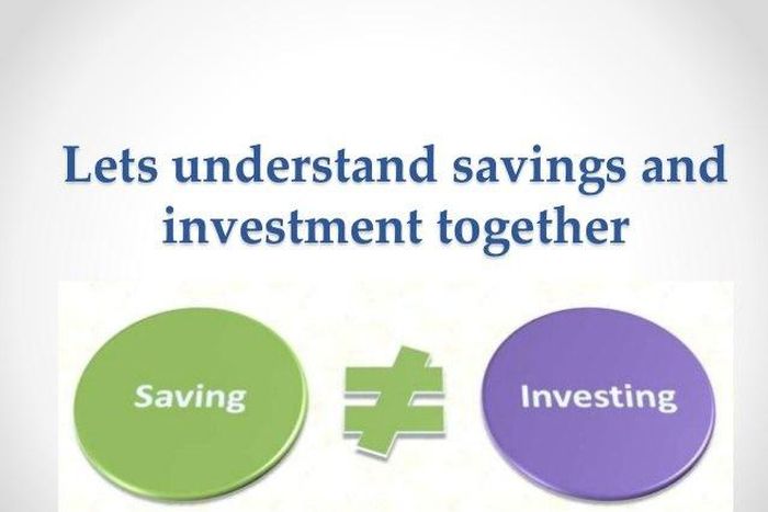 Saving and investment