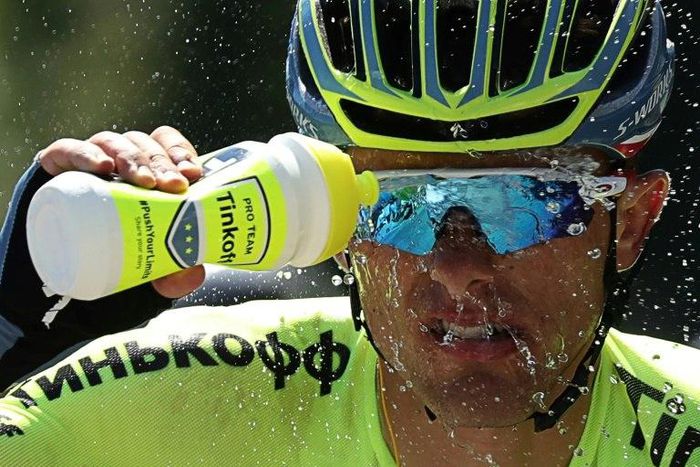 Poland's Rafal Majka, pictured in 2016, holds the yellow jersey in the Tour of California after two stages