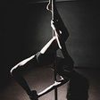 A pole dancer