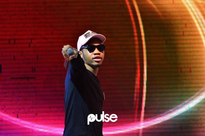 Rapper Shakez performing at the Lucid Lemon curd 2.0