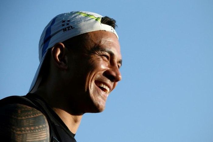 New Zealand rugby player Sonny Bill Williams, a devout Muslim, recently appeared for a match with the Bank of New Zealand (BNZ) logo on his collar covered up