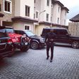 Peter Okoye's garage