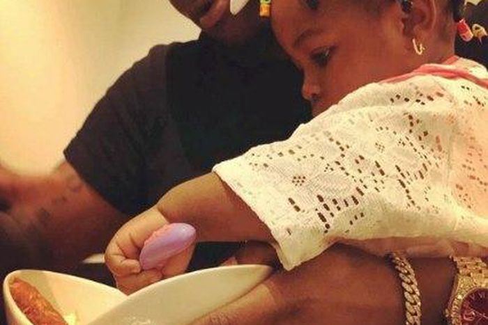 Davido and daughter