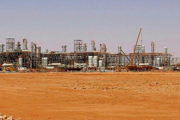 The In Amenas gas field in Algeria -- the country has major oil and gas reserves but faces a financial crisis due to the collapse in oil prices