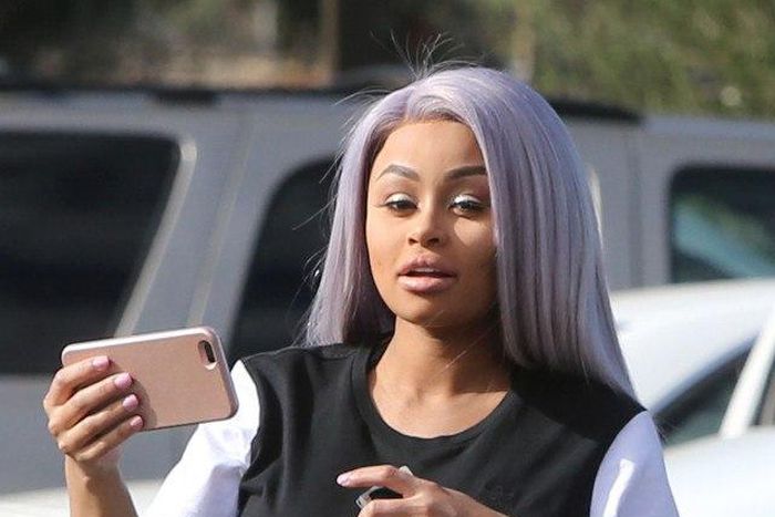 Blac Chyna after giving birth to Dream Kardashian