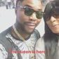 Oritsefemi and his wife at the airport