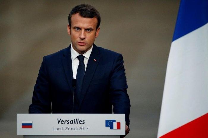 French President Emmanuel Macron spoke by phone with Qatari leader Sheikh Tamim bin Hamad Al-Thani and restated the "importance of preserving stability in the region"