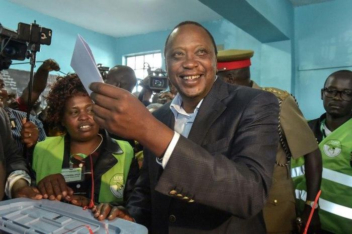 Kenyan President Uhuru Kenyatta hails from the elite but has a reputation for the common touch