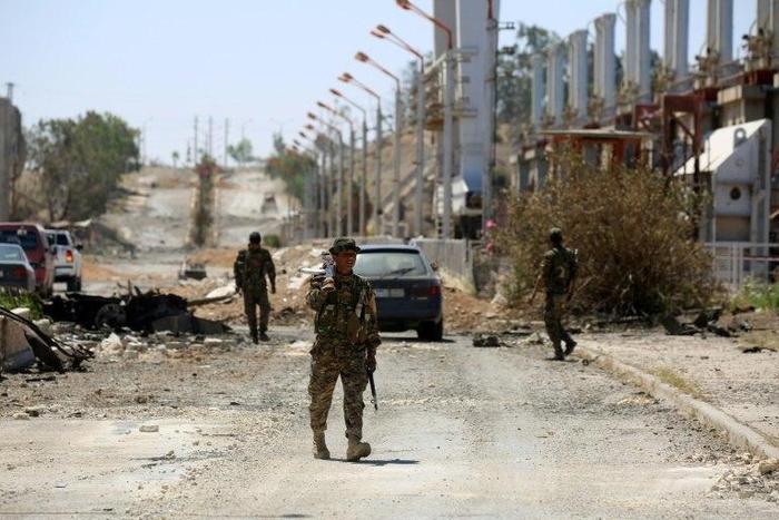 Members of the US-backed Syrian Democratic Forces launched their offensive to recapture Raqa in November 2016
