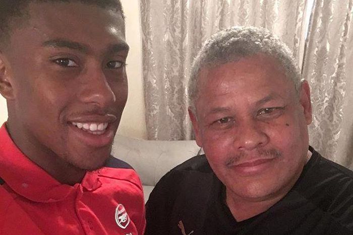 Alex Iwobi and dad