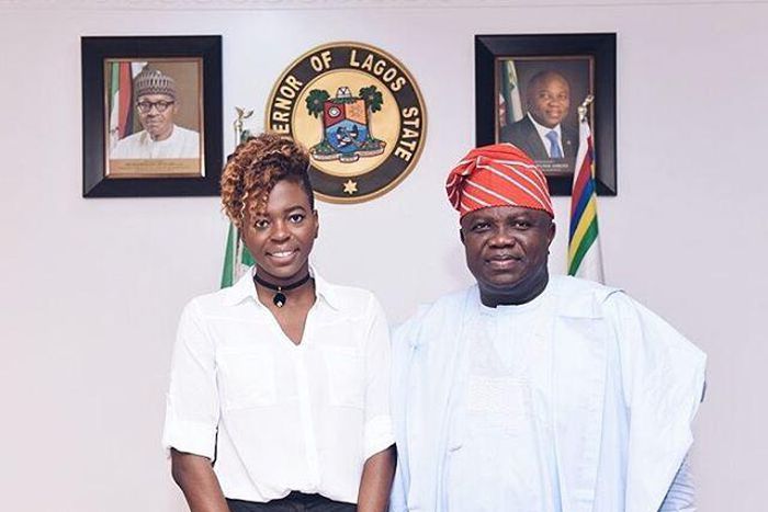 Kah-Lo and Lagos State Governor, Akinwunmi Ambode