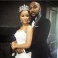 Adesua Etomi and Banky W on set of "The Wedding party"
