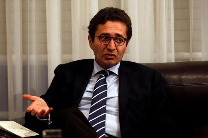 Tunisia's Investment Minister Fadhel Abdelkefi speaks with Reuters journalists in Tunis, Tunisia, October 24, 2016.