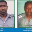 The two officers who have been declared wanted