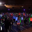 A Zumbathon event in process