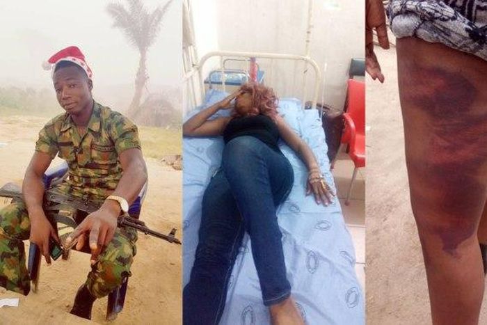 Pvt. Suleiman Olamilekan and Ebere Ohakwe