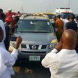 The ill-fated jeep belonging to the late Dr. Orji