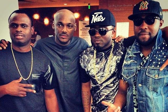 Tobi Daniel (Ice Prince's manager), 2face Idibia, Ice Prince and DJ Caise
