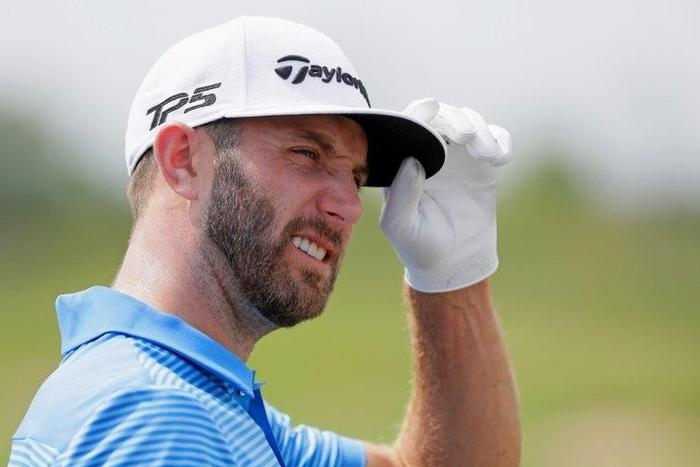 Dustin Johnson of the US, seen during a practice round prior to the 2017 US Open, at Erin Hills in Hartford, Wisconsin, on June 14