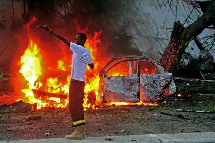 A car bomb attack in Mogadishu was claimed by the Shabaab militants who have been fighting for a decade to overthrow the internationally backed government