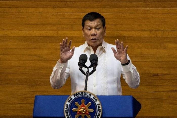 Philippine President Rodrigo Duterte delivered the remarks at the annual State of the Nation Address on Monday.