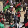 Biafra protesters.