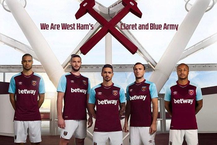 West Ham 2017/2018 jersey