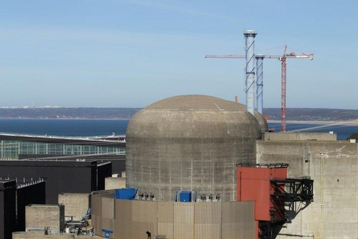 The Flamanville nuclear power plant in northwestern France, first came online in the 1980s