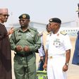 President Buhari briefs service chiefs before embarking on vacation