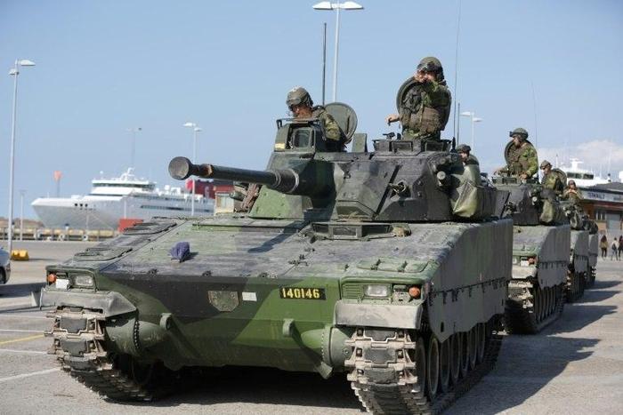 Sweden is not a NATO member but has signed the body's Partnership for Peace programme to develop military cooperation between NATO and non-member countries
