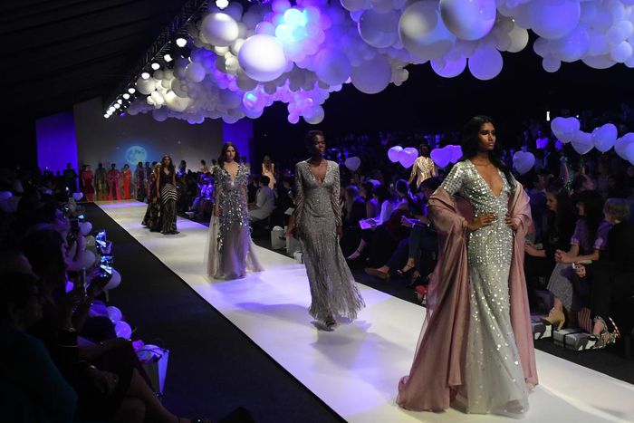 Gavin Rajah presents during the Mercedes-Benz Fashion Week Cape Town A/W Show on March 23rd 2017