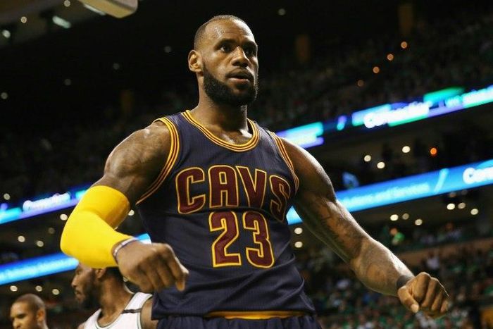 LeBron James of the Cleveland Cavaliers surpassed NBA icon Michael Jordan as the league's all-time leading playoff scorer