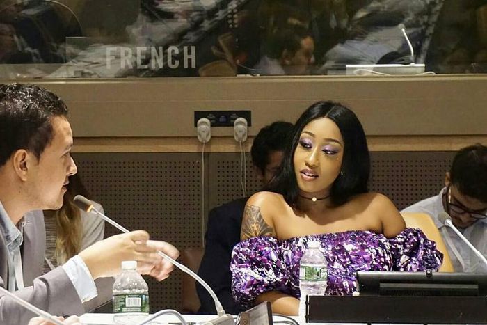 Victoria Kimani spoke about female inclusion at the UN conference