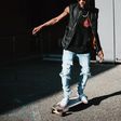 Wizkid skating
