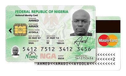A sample of the National e-ID card. [Photo credit: biztechafrica.com]