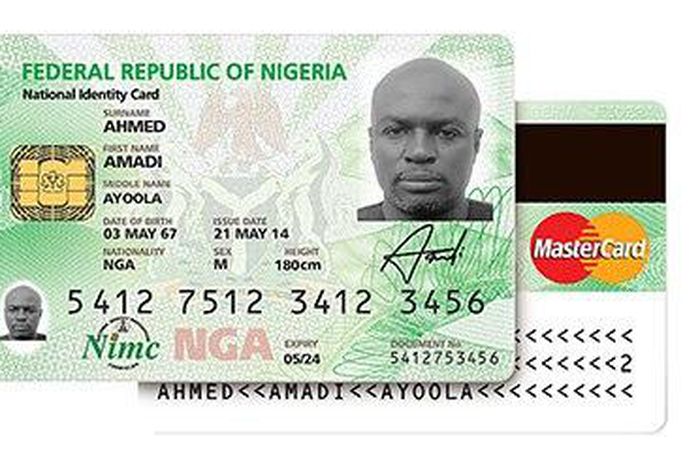 A sample of the National e-ID card. [Photo credit: biztechafrica.com]