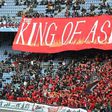 Supporters of Guangzhou Evergrande pictured in 2015 before a third-place Club World Cup match against Sanfreece Hiroshima