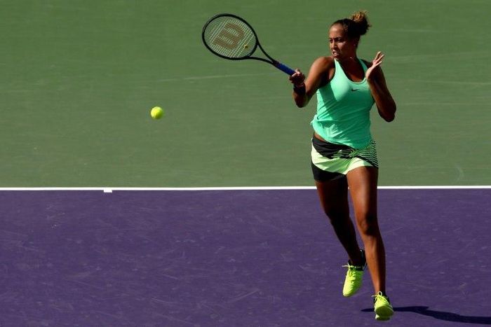 Madison Keys was bundled out of the WTA Charleston clay court event 4-6, 6-1, 6-1 by fellow American Shelby Rogers